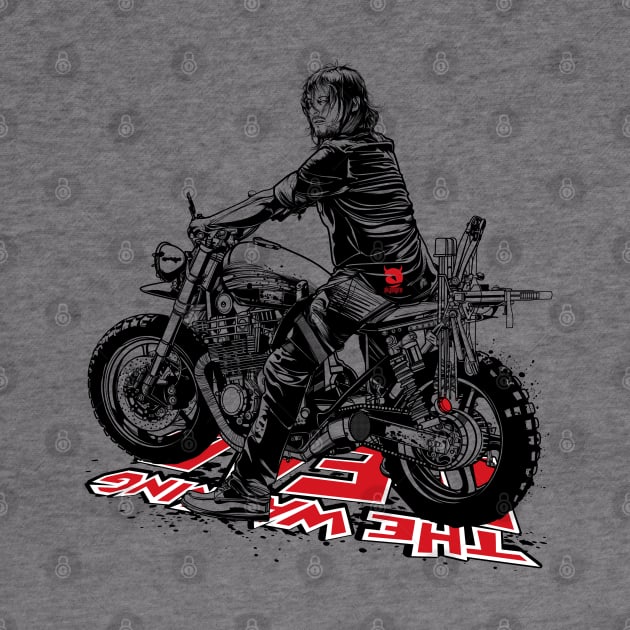 Daryl The Biker Dixon by akyanyme